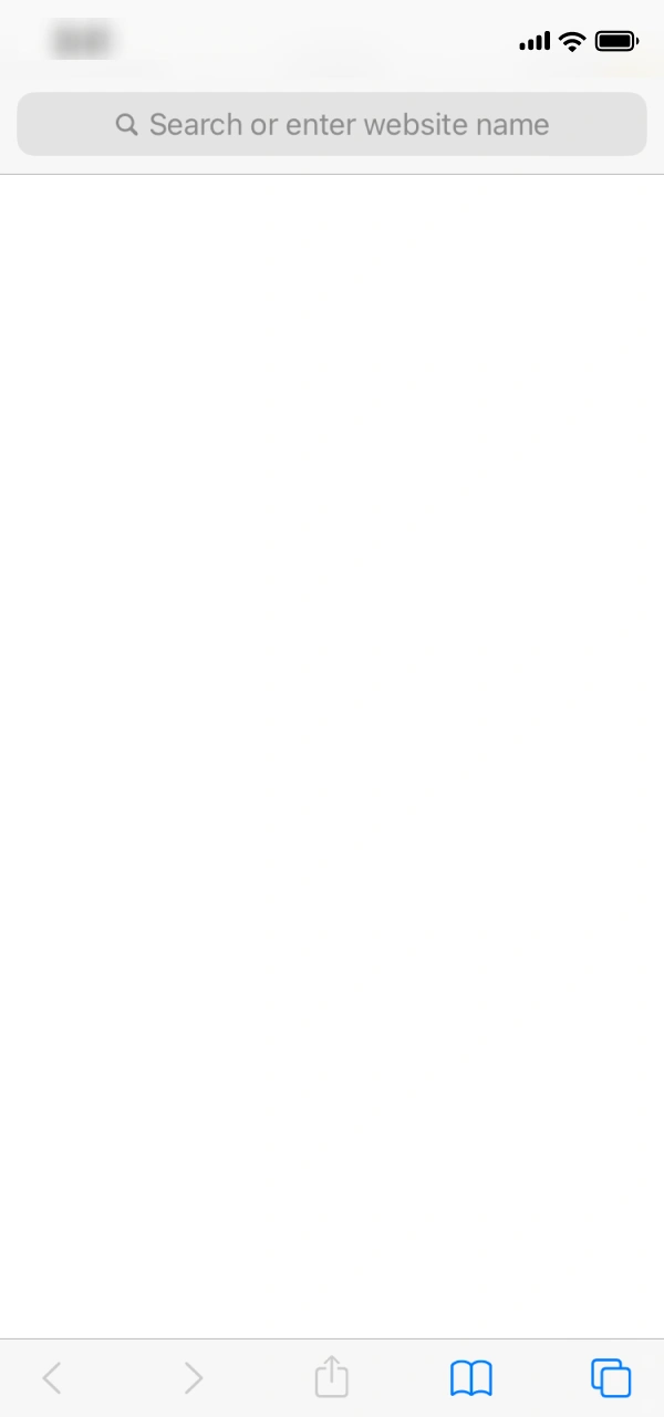 Launch a browser for the Parimatch official mobile website.