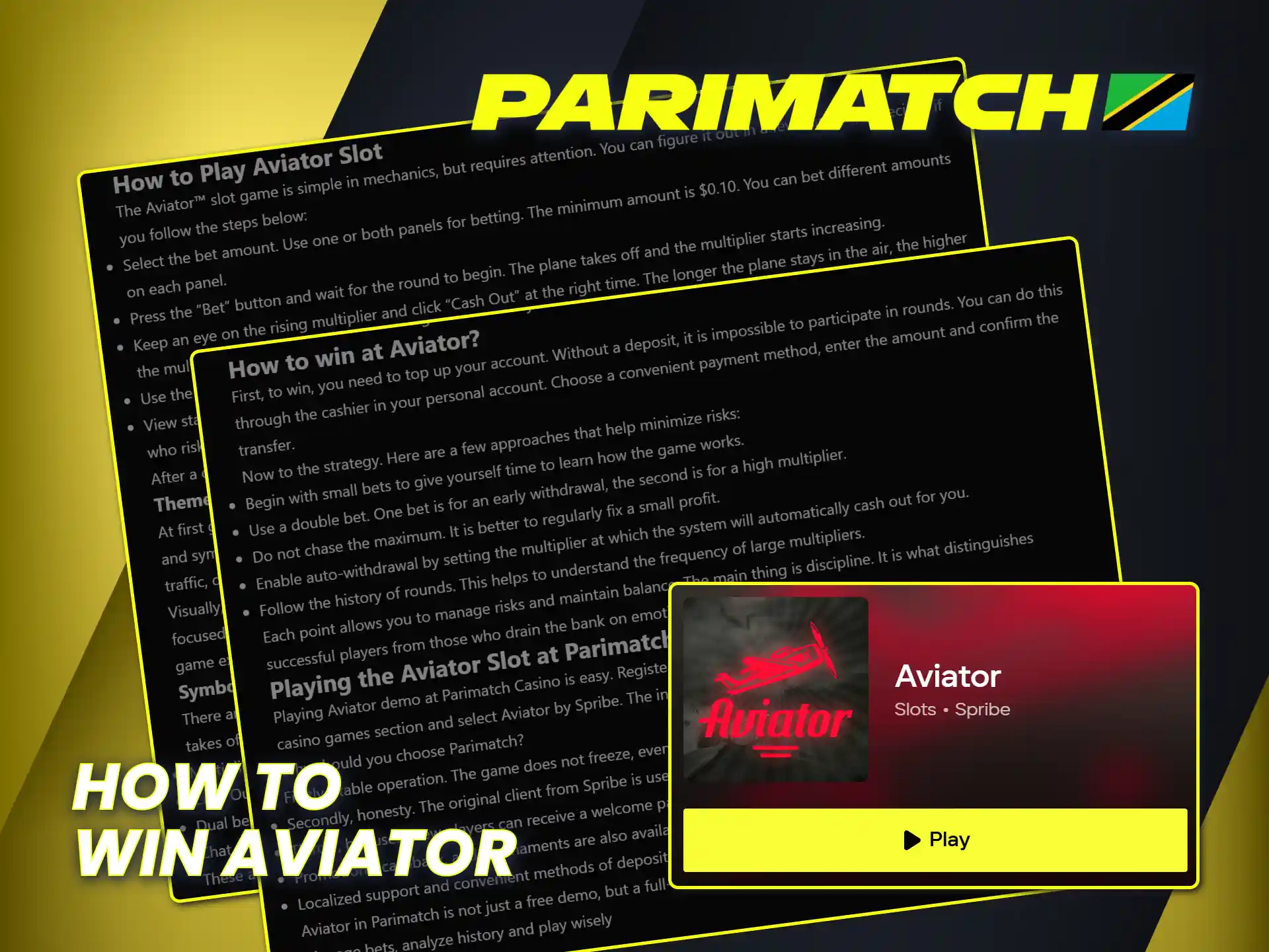 Learn Parimatch Aviator winning strategy to improve your gameplay.