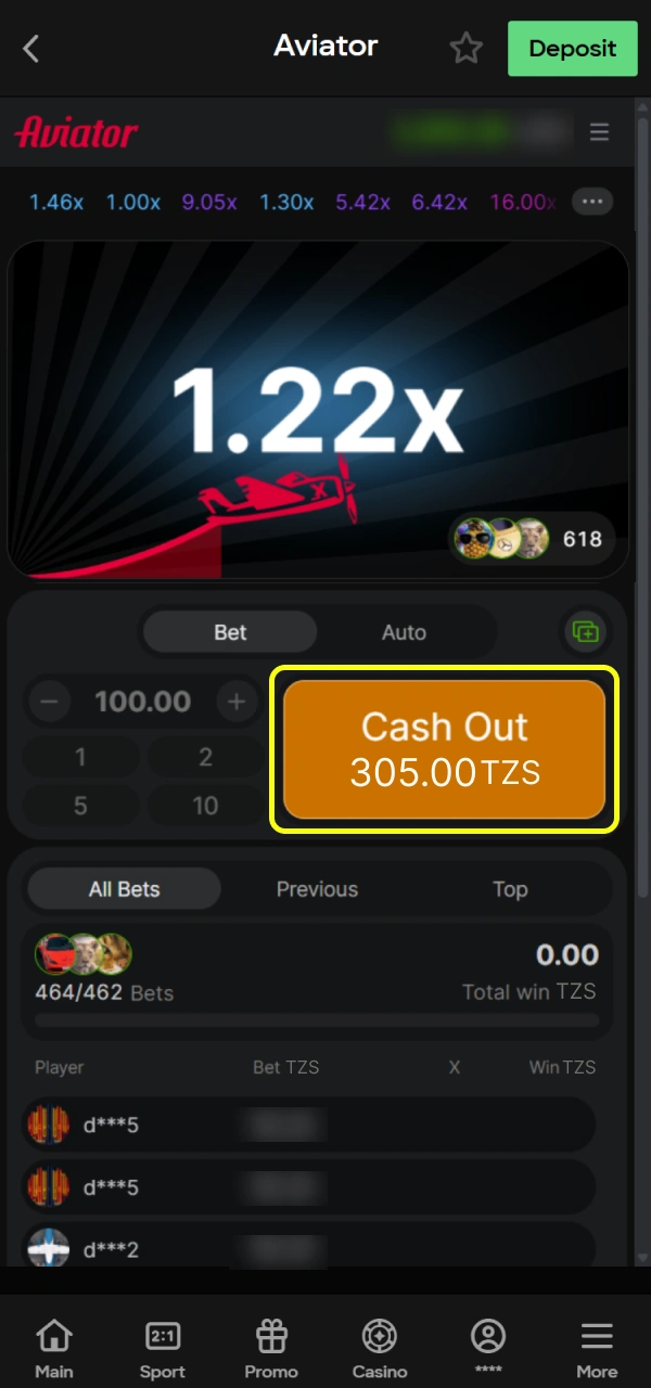 Win big on Parimatch Aviator crash game by cashing out.