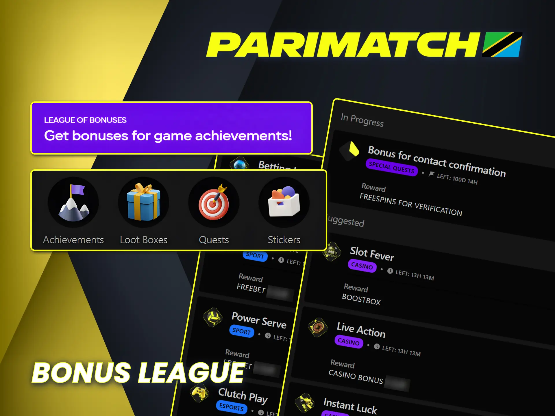 Join the Parimatch Bonus League in Tanzania for exclusive rewards.