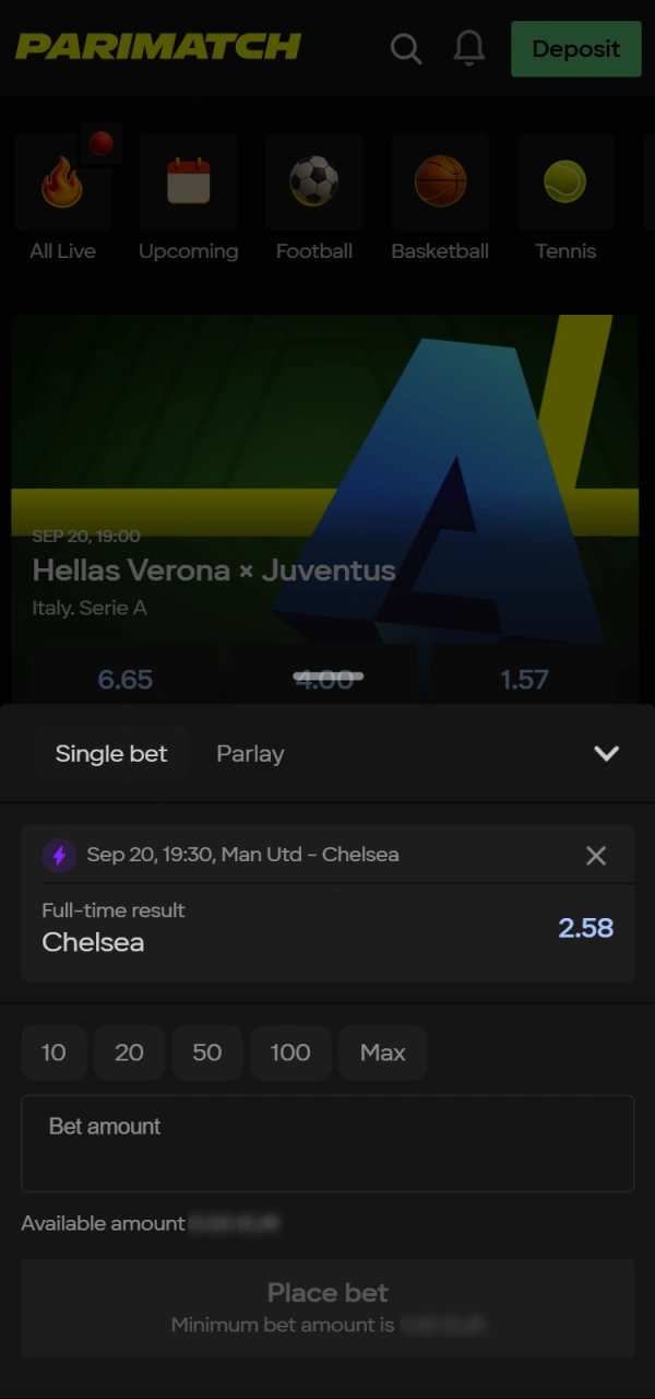 Unlock Parimatch bonus rewards by meeting requirements.