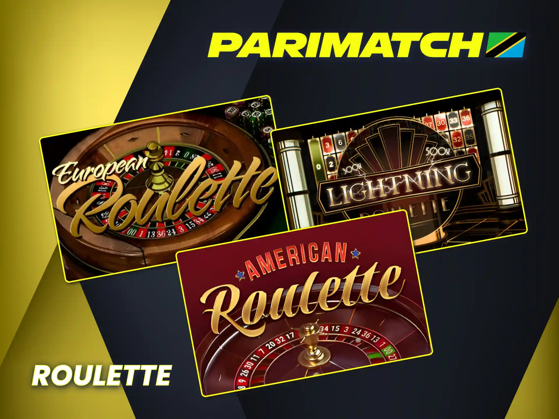 Place bets on roulette games on Parimatch website in Tanzania.