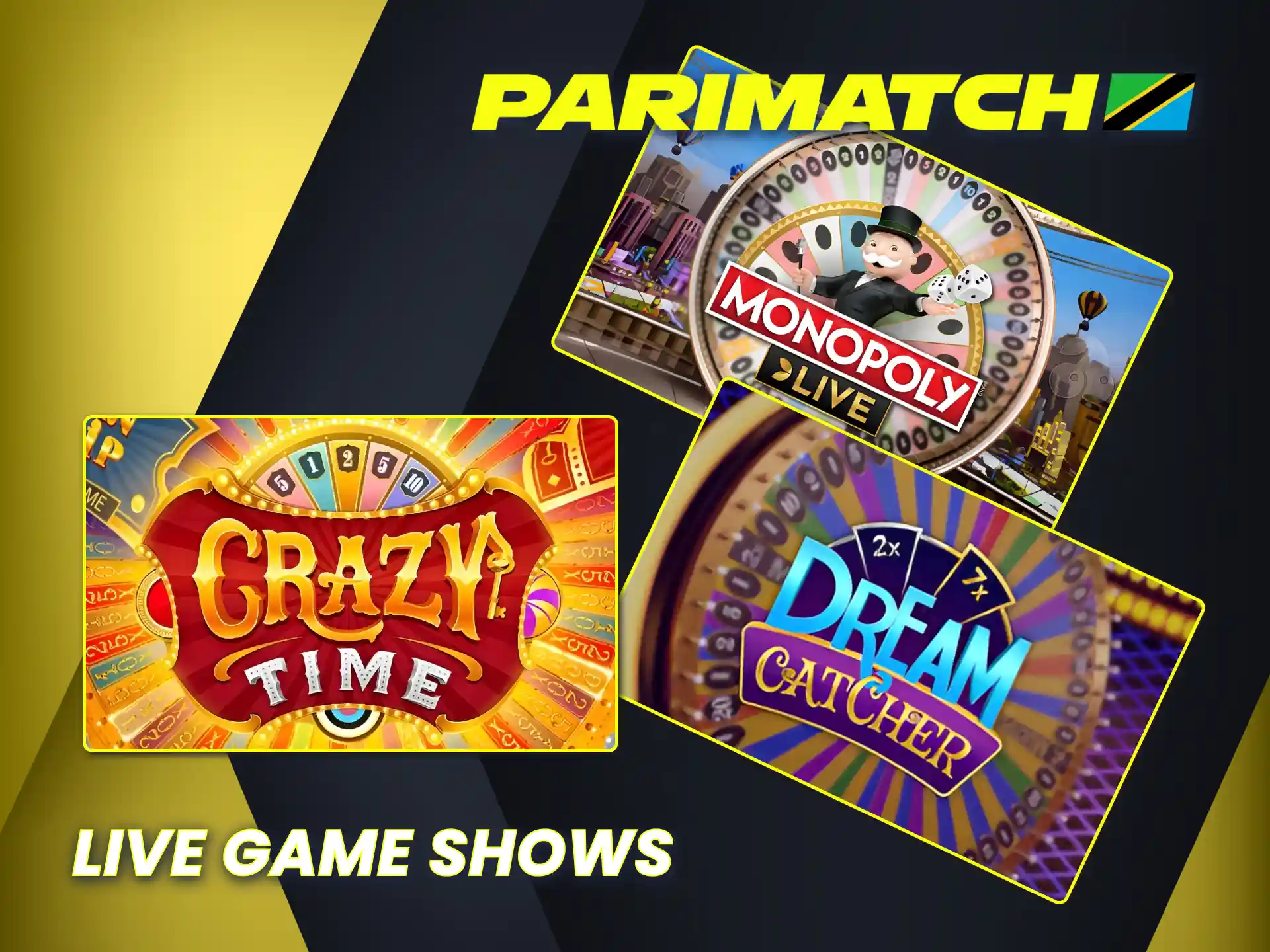 Win big with Parimatch live game shows in Tanzania.