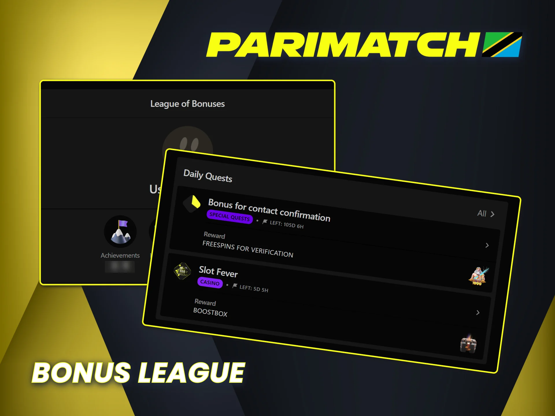 Join the Parimatch official Bonus League and win bonuses.