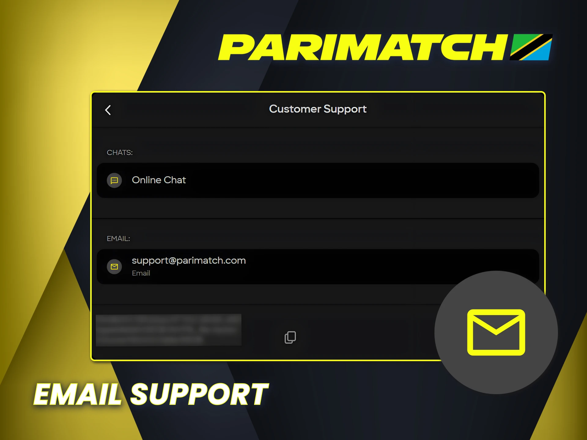 Get your registration issues resolved with Parimatch email support.