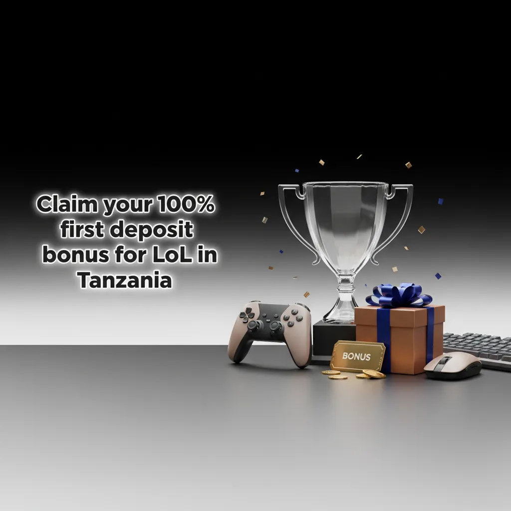 100% first deposit bonus for LoL betting in Tanzania, up to TZS 500,000 for new players.