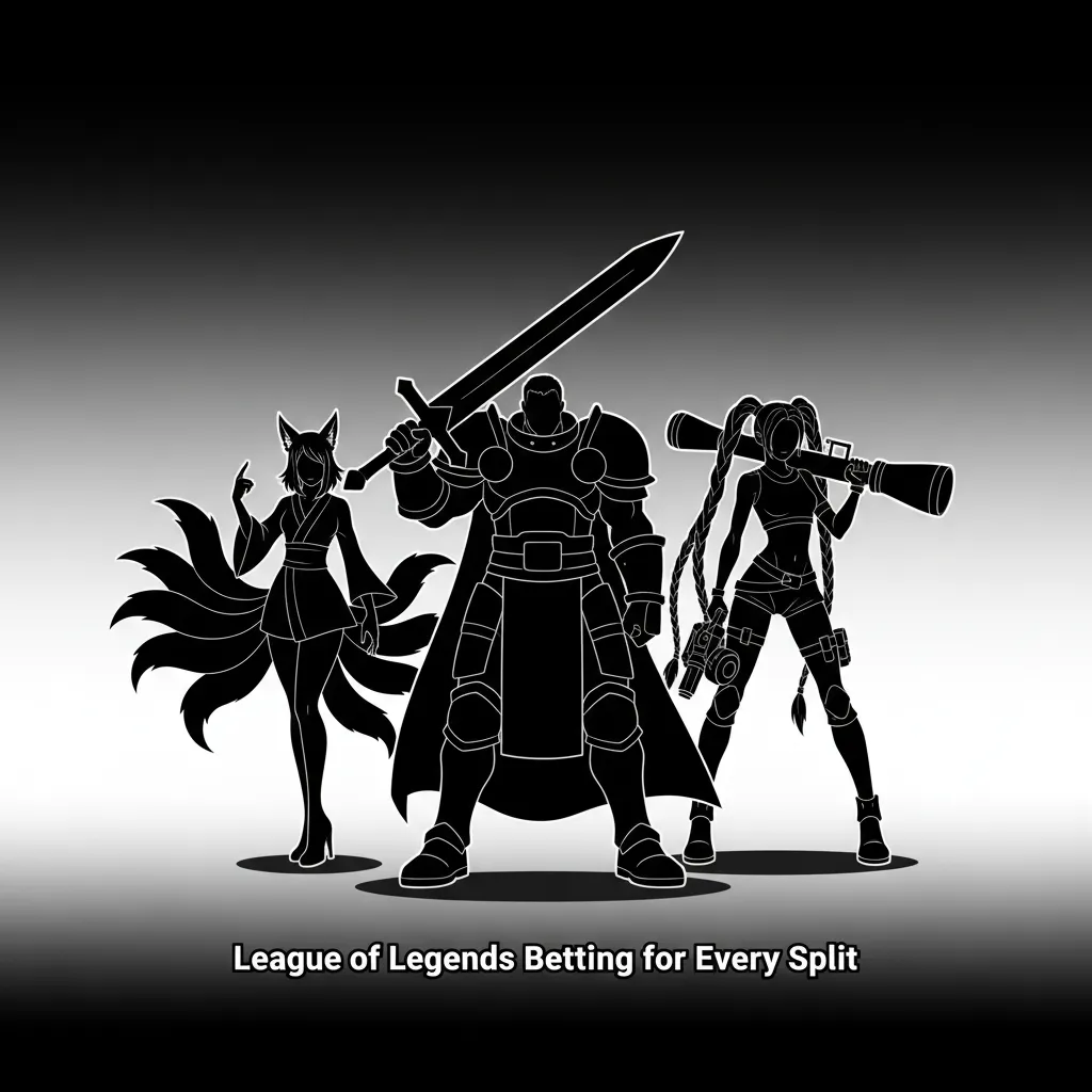 LoL betting across splits: match winner, handicaps, totals, first dragon/tower; Worlds, MSI, LCK, LPL, LEC.