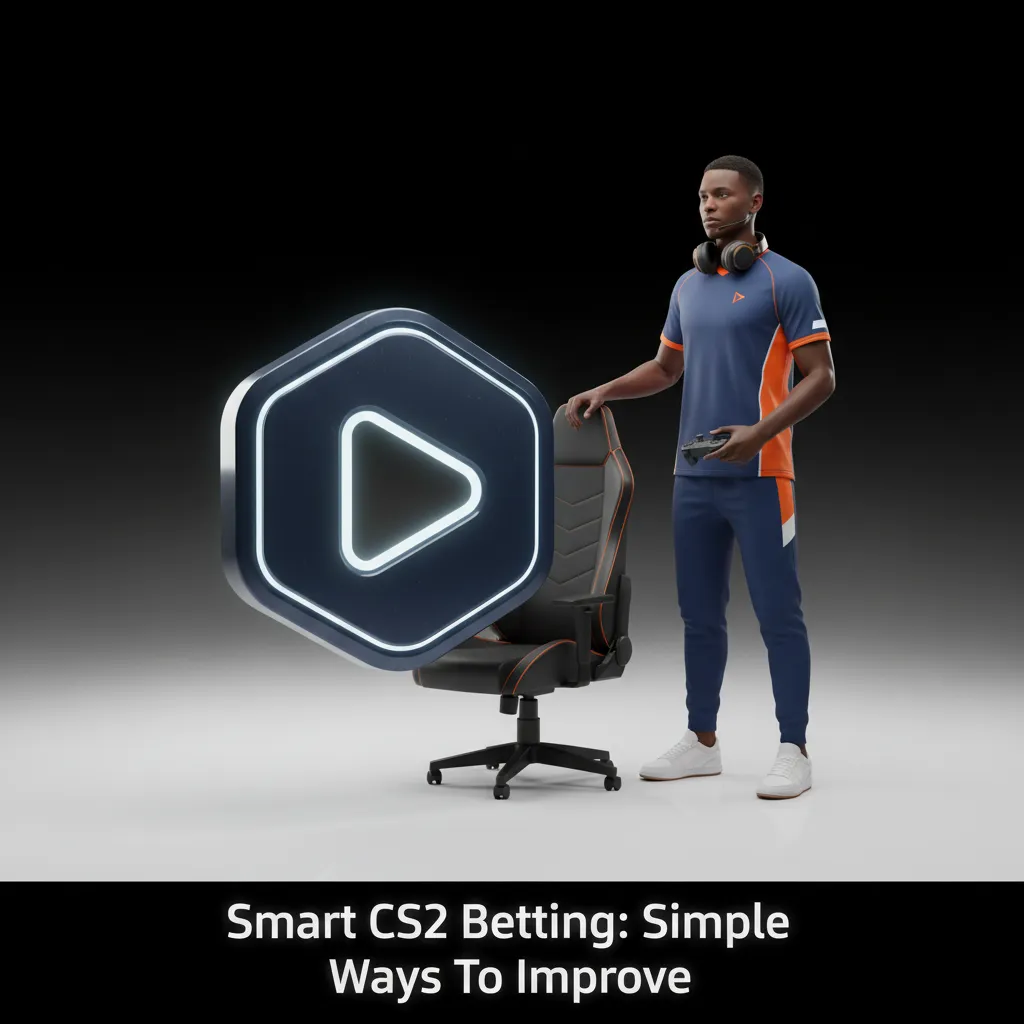 CS2 match with overlaid checklist: bankroll, map pools, roster changes, live odds, price discipline, record keeping.