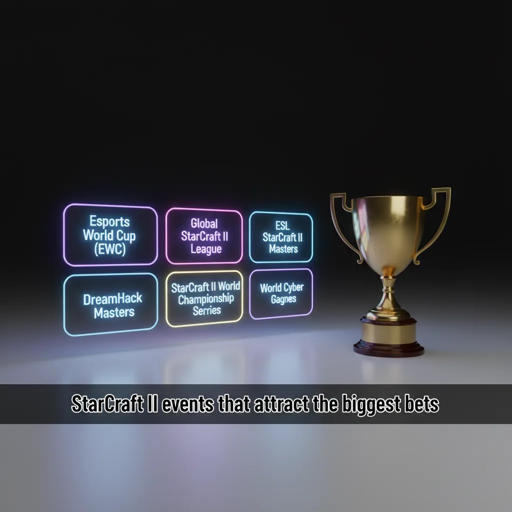 Top StarCraft II betting tournaments: EWC, GSL, ESL Masters, IEM Katowice, TLS, WTL, HomeStory Cup, WardiTV