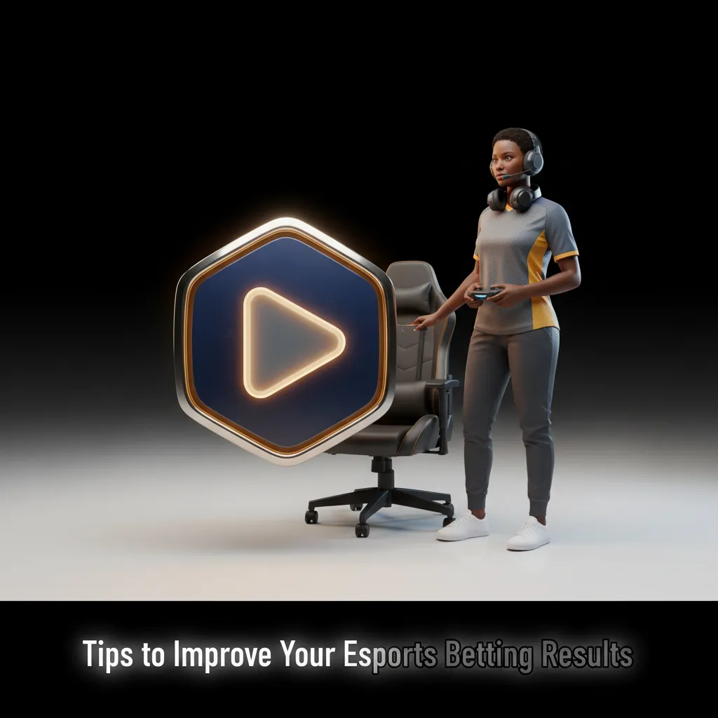 Esports betting tips infographic: budget, research form/maps, watch live, specialise, compare markets, cash out, record bets.